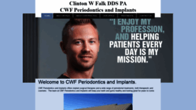 What Cwf-periodontics-and-implants.com website looked like in 2020 (4 years ago)