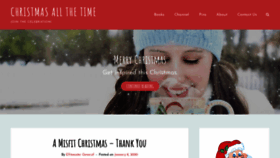 What Christmasallthetime.com website looked like in 2020 (4 years ago)