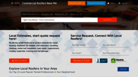 What Commercialroofersnearme.com website looked like in 2020 (4 years ago)