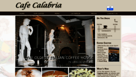 What Cafecalabria.ca website looked like in 2020 (4 years ago)