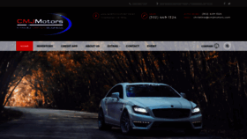 What Cmjmotors.com website looked like in 2020 (4 years ago)