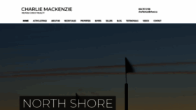 What Charliemackenzie.com website looked like in 2020 (4 years ago)
