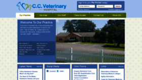 What Columbiacityvet.com website looked like in 2020 (4 years ago)