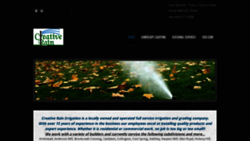 What Creativerainirrigation.com website looked like in 2020 (4 years ago)
