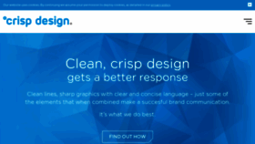 What Crisp-design.co.uk website looked like in 2020 (4 years ago)