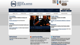 What Centerforhealthandjustice.org website looked like in 2020 (4 years ago)