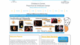 What Childrenscornerpetaluma.com website looked like in 2020 (4 years ago)