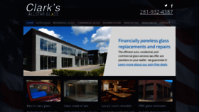 What Clarksallstarglass.com website looked like in 2020 (4 years ago)