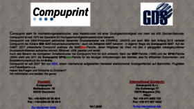 What Compuprint.de website looked like in 2020 (4 years ago)