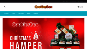 What Cookiesbox.com website looked like in 2020 (4 years ago)