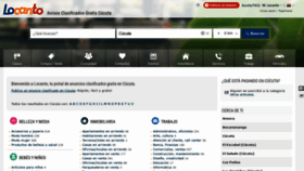 What Cucuta.locanto.com.co website looked like in 2020 (4 years ago)