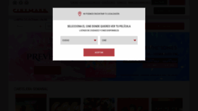 What Cinemark.com.co website looked like in 2020 (4 years ago)