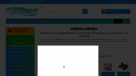 What Compralimpieza.com website looked like in 2020 (4 years ago)