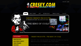 What Cresey.com website looked like in 2020 (4 years ago)