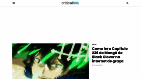 What Criticalhits.com.br website looked like in 2020 (4 years ago)