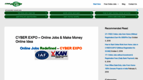 What Cyberexpo.in website looked like in 2020 (4 years ago)