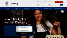 What Cleansway.com website looked like in 2020 (4 years ago)