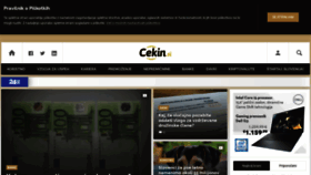 What Cekin.si website looked like in 2020 (4 years ago)