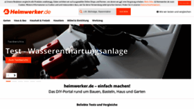 What C.heimwerker.de website looked like in 2020 (4 years ago)