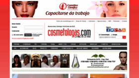 What Cosmetologas.com website looked like in 2020 (4 years ago)