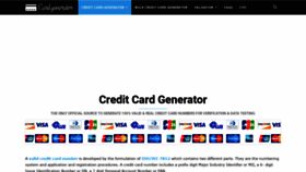 What Cardgenerator.io website looked like in 2020 (4 years ago)
