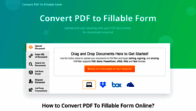 What Convert-pdf-to-fillable-form.com website looked like in 2020 (4 years ago)