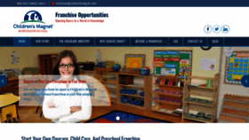 What Childrensmagnetfranchise.com website looked like in 2020 (4 years ago)