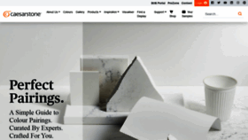 What Caesarstone.com.au website looked like in 2020 (4 years ago)