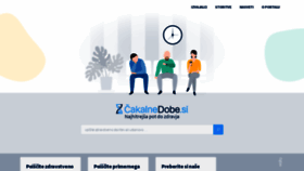What Cakalnedobe.si website looked like in 2020 (4 years ago)