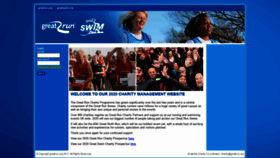 What Charity.greatrun.org website looked like in 2020 (4 years ago)