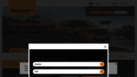 What Continental-tires.com website looked like in 2020 (4 years ago)