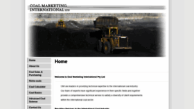 What Coalmarketinginfo.com website looked like in 2020 (4 years ago)