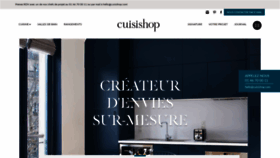 What Cuisishop.com website looked like in 2020 (4 years ago)