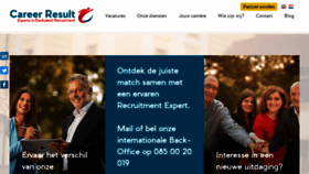 What Careerresult.nl website looked like in 2020 (4 years ago)