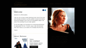 What Carolynsampson.com website looked like in 2020 (4 years ago)