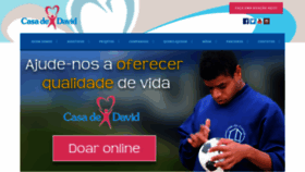 What Casadedavid.org.br website looked like in 2020 (4 years ago)