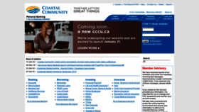 What Cccu.ca website looked like in 2020 (4 years ago)