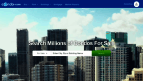What Condo.com website looked like in 2020 (4 years ago)