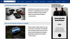 What Conceptcarz.com website looked like in 2020 (4 years ago)