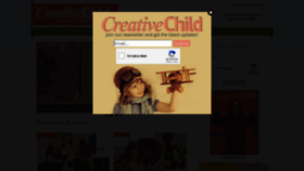 What Creativechild.com website looked like in 2020 (4 years ago)