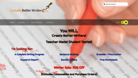 What Createbetterwriters.com website looked like in 2020 (4 years ago)