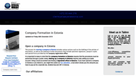 What Companyincorporationestonia.com website looked like in 2020 (4 years ago)