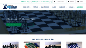 What Chesshouse.com website looked like in 2020 (4 years ago)