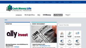 What Cashmoneylife.com website looked like in 2020 (4 years ago)