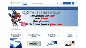 What Contactlenses.co.uk website looked like in 2020 (4 years ago)