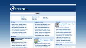 What Careerji.com website looked like in 2020 (4 years ago)