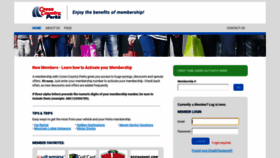 What Crosscountryperks.com website looked like in 2020 (4 years ago)