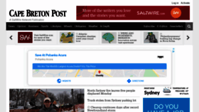 What Capebretonpost.com website looked like in 2020 (4 years ago)
