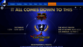 What Capcomprotour.com website looked like in 2020 (4 years ago)