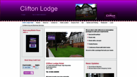 What Cliftonlodgehotel.co.uk website looked like in 2020 (4 years ago)